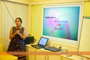 LECTURES OF BASIC IMPLANT PROFICIENCY COURSE ( PROSTHETICL MODULE 2017)